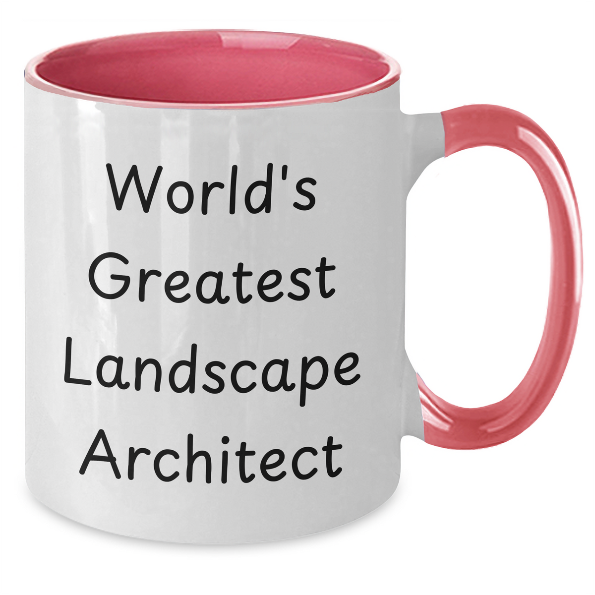 Funny World's Greatest Landscape Architect Gifts for Men from Daughter, Unique Two Tone Coffee Mug for Father's Day - Additional