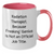 Funny Radiation Therapist Gifts - Radiation Therapist Two Tone Coffee Mug, 'Radiation Therapist. Because Freaking' genius Is Not An Official Job Title.' - Unique Gifts from Family for Father's Day - Additional