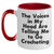 Funny Crocheting Gifts for Men, Unique Two Tone Coffee Mugs with Quote, 'The Voices In My Head Are Telling Me To Go Crocheting', Perfect for Father's Day - Main