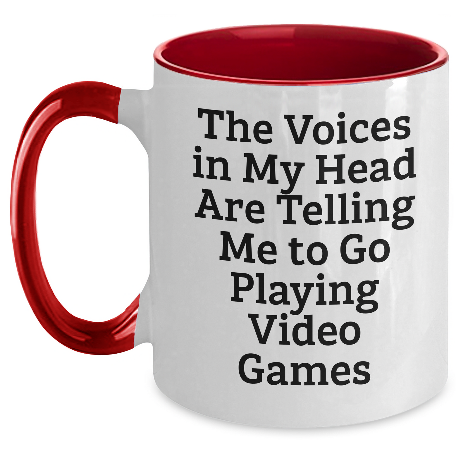 Funny Quote Playing Video Games Gifts for Men Friends Coworkers Family - Two Tone Coffee Mug, 11oz, Microwave Dishwasher Safe - Main