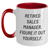 Funny Sales Manager Gifts, Two Tone Coffee Mug, 'Retired Sales Manager. Figure It Out Yourself.' - Gifts from Family to Sales Manager on Father's Day - Main