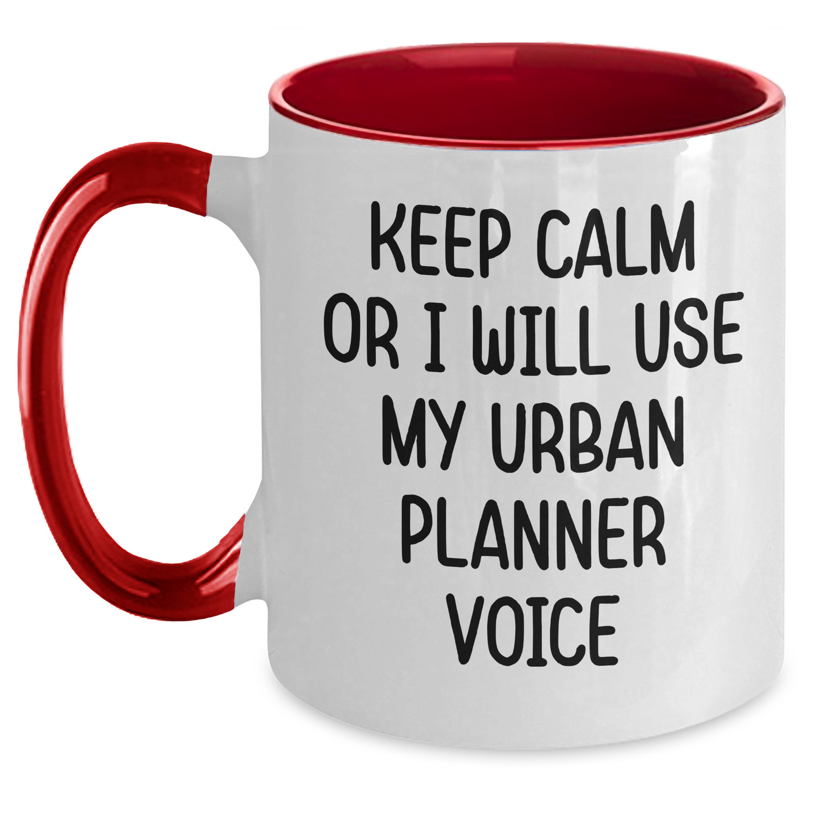 Funny Urban Planner Voice Two Tone Coffee Mug, Gifts from Family for Urban Planner, Father's Day Unique Gifts - Main