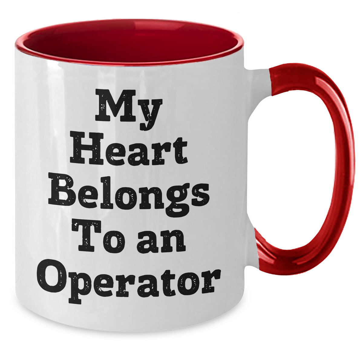 Operator Humor Gifts from Men for Operator, Funny Two Tone Coffee Mug, Father's Day Unique Gifts - Additional