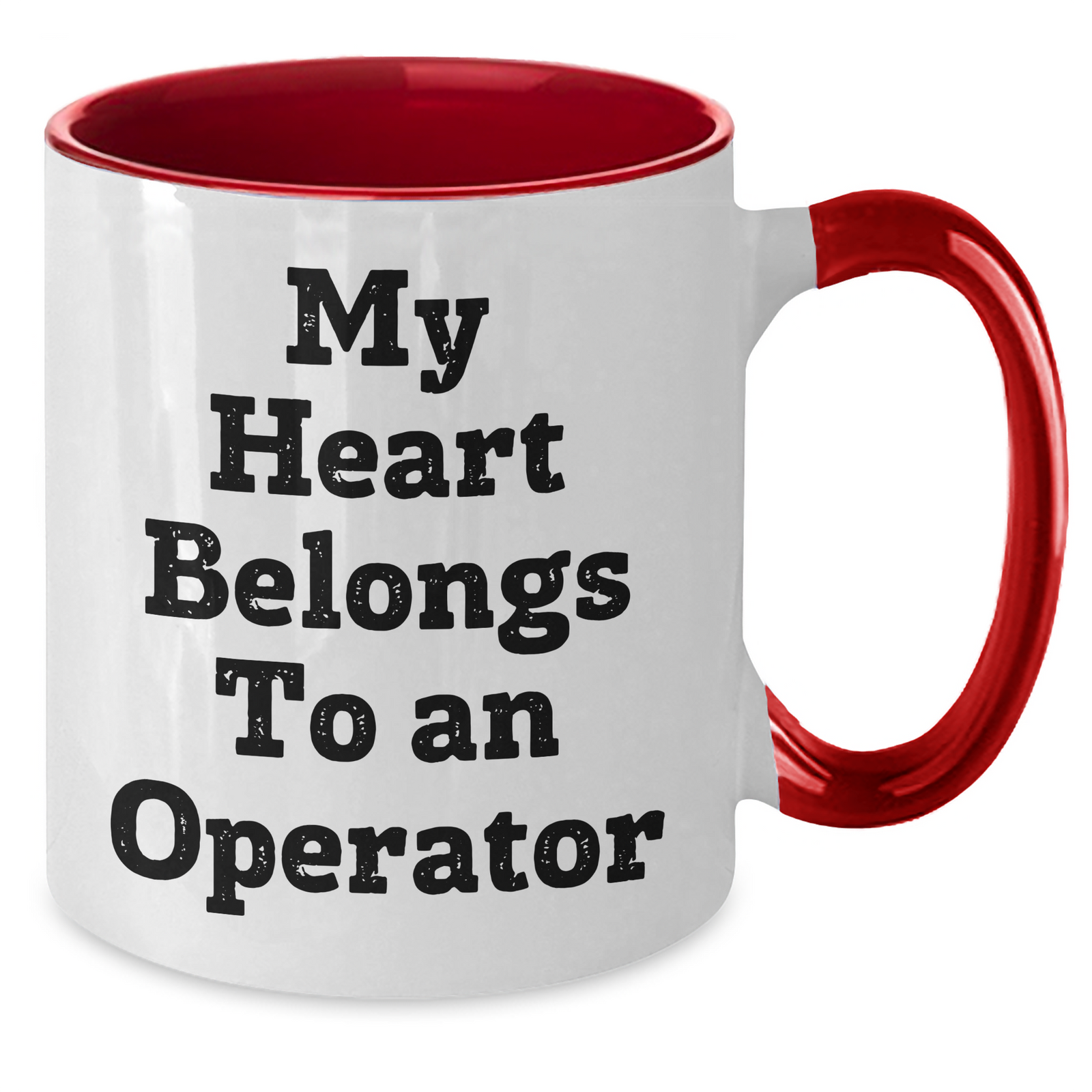 Operator Humor Gifts from Men for Operator, Funny Two Tone Coffee Mug, Father's Day Unique Gifts - Additional