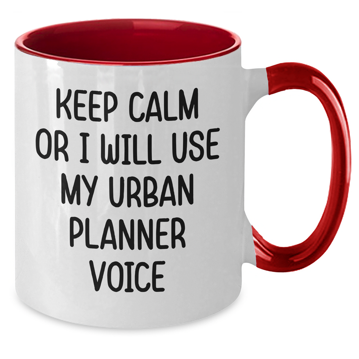 Funny Urban Planner Voice Two Tone Coffee Mug, Gifts from Family for Urban Planner, Father's Day Unique Gifts - Additional