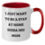 Funny Shiba Inu Dog Mom Gifts from Friends and Family for Father's Day - I Just Want To Be A Stay At Home Shiba Inu Mom Two Tone Coffee Mug - Additional