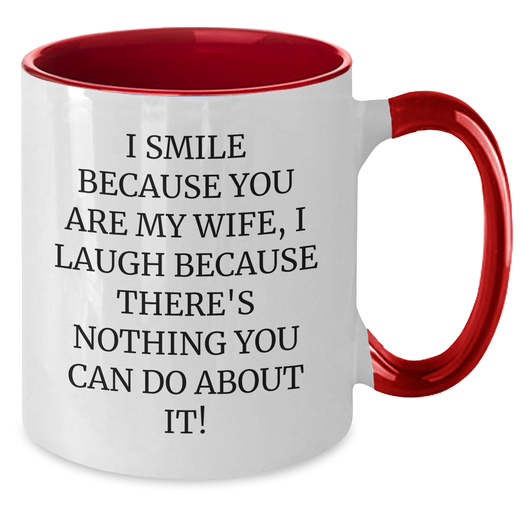 Gifts from Men to Wife, Funny Wife Quote Coffee Mug, Two Tone Ceramic 11oz, Ideal Gifts for Wife on Father's Day - Additional