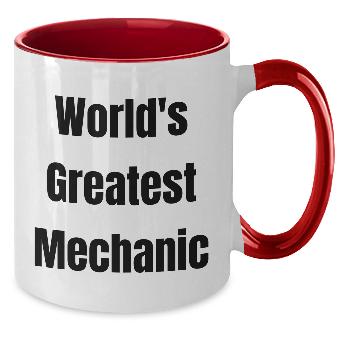 Funny Mechanic Gifts from Men for World's Greatest Mechanic - Two Tone Coffee Mug for Mother's Day - Additional