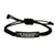 Funny Secretary Gifts from Men, Secretary Love Quote Rope Bracelet, Adjustable Black Stainless Steel with Interlaced Rope, Gifts for Secretary on Father's Day - Image 1