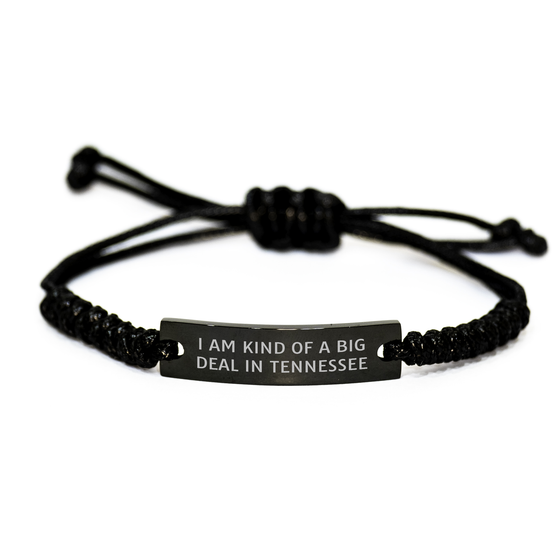Tennessee Rope Bracelet Funny Quote Gifts for Men from Friends - Image 1