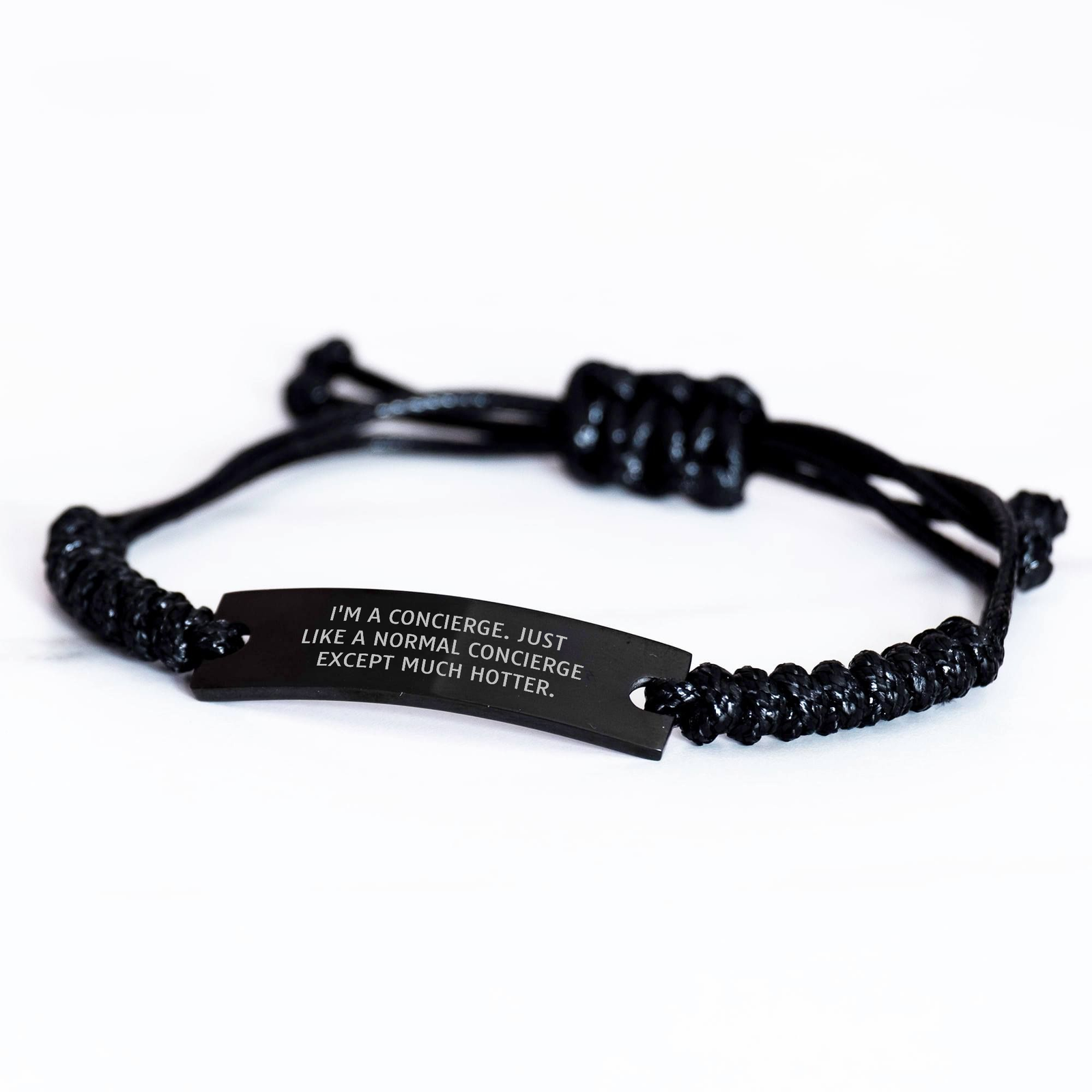 Concierge Rope Bracelt with Funny Quote - Gifts from Men to Concierge for Father's Day - Image 2