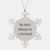 Funny Paralegal Snowflake Ornament Gifts from Friends, Coworkers, or Family, 'My Heart Belongs To A Paralegal', Stainless Steel, Shatterproof, Durable, Safe, Christmas Unique Gifts - Image 1