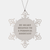 Funny Personal Assistant Gifts from Men to Christmas Snowflake Ornament Lovers - 'My Heart Belongs To A Personal Assistant' - Image 1