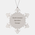 World's Greatest Operations Manager Funny Snowflake Ornament Gifts from Men to Operations Managers, Unique Christmas Unique Gifts for Operations Manager - Image 1