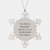 Funny Tonkinese Cat Mom Snowflake Ornament Gifts from Friends and Family for Christmas - Image 1