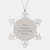 Snowflake Geocaching Ornaments, Funny Gift for Friends, 'Shit Happens. Geocaching Helps.' - Gifts from Men, Women, or Family for Geocaching Lovers at Christmas - Image 1