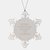 Court Clerk Gifts, Snowflake Ornaments, Funny Quote, 'Retired Court Clerk. Figure It Out Yourself.', Christmas Unique Gifts from Friends to Court Clerks, Gifts for Court Clerks - Image 1