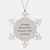 Funny Developer Gifts from Men to Friends - Snowflake Ornament for Christmas - Image 1