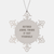 Judge Gifts from Friends, Snowflake Ornaments with Funny Quote, Retired Judge Figure It Out Yourself, Christmas Unique Gifts - Image 1
