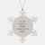 Funny Agent Gifts for Men - Snowflake Ornament from Friends for Christmas, 'I'm An Agent. I Speak Fluently In genius.' - Image 1