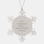 Compliance Officer Gifts from Friends, Snowflake Ornament for Compliance Officer, 'I'm A Compliance Officer. I Speak Fluently In genius.' Christmas Unique Gifts - Image 1