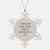 Funny Aunt Snowflake Ornament Gifts from Men to Family, Unique Christmas Memorable Presents for Aunt - Image 1