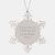 Archeologist Snowflake Ornaments, Funny Quotes, Gifts from Friends to Men, Unique Christmas Decorations, 'Keep Calm Or I Will Use My Archeologist Voice', Archeologist Gifts - Image 1