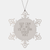 Funny Loan Officer Gifts from Friends - Keep Calm Snowflake Ornament for Christmas - Image 1