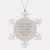 Samoyed Dog Mom's Funny Snowflake Ornament Gifts from Friends, Family, or Coworkers for Christmas - Image 1