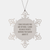 Funny Mum Gifts from Family, Snowflake Ornaments for Mum, I Smile Because You Are My Mum, Christmas Unique Gifts - Image 1