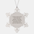 Funny Nana Snowflake Ornament Gifts from Family, Gifts for Grandma, I Smile Because You Are My Nana, Unique Christmas Ornaments - Image 1