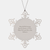 Grampy's Snowflake Ornament, Funny Christmas Unique Gift for Men from Partner in Crime, Shatterproof Snowflake Ornament for Grampy's Christmas - Image 1