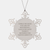 Funny Sweetheart Gifts - Snowflake Ornament from Men Gifts for Him, I Smile Because You Are My Sweetheart, I Laugh Because There's Nothing You Can Do About It! - Image 1