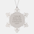 Funny Stepmother Gifts from Family, Snowflake Ornament with I Think Me Being Your Stepmother Is Enough Of A Gift, Christmas Unique Presents for Her - Image 1