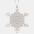 Funny Goddad Gifts, Snowflake Ornament, 'I Think Me Being Your Goddad Is Enough Of A Gift', Christmas Unique Presents from Men to Goddads - Image 1
