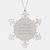 Funny Artist Gifts, Snowflake Ornament for Men, Women, Friends, Coworkers, Family - 'All Men Are Created Equal But The Coolest Become An Artist' Christmas Unique Gifts from Friends, Coworkers, Family - Image 1