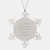 Funny Attendant Gifts from Men - Snowflake Ornament for Attendants, with 'All Men Are Created Equal But The Coolest Become An Attendant' Quote, Perfect for Christmas - Image 1