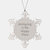 Antiquing Delights, Snowflake Ornament Gifts from Friends, Inspirational Quote, Christmas Unique Antiquing Treasures - Image 1