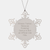Fitness Trainer Gifts, Snowflake Ornament for Christmas, 'Fitness Trainer. Because Freaking' genius Is Not An Official Job Title.' Quote, Gifts from Family to Fitness Trainer - Image 1