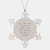 Funny Lawyer Snowflake Ornament, Gifts from Men, Unique Christmas Unique Gifts for Lawyer, 'All Men Are Created Equal But The Coolest Become A Lawyer' - Image 1