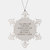 Funny Payroll Clerk Gifts from Men, Snowflake Ornament for Christmas, Inspirational Quote - Image 1