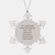 Funny Radiation Therapist Gifts from Men, Snowflake Ornament for Christmas, 'All Men Are Created Equal But The Coolest Become A Radiation Therapist' Quote - Image 1
