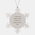 Funny Daddy Gifts Snowflake Ornament from Christmas Unique Gifts for Daddy - Image 1