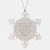 Auditor Life: Shatterproof Snowflake Ornament Gifts for Christmas - Funny Inspirational Quote - Unique Presents for Accountant Friends and Family from the Office - Image 1