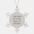 Funny Snowflake Ornaments from Nevada - 'I Am Kind Of A Prime Selection' Christmas Unique Gifts for Friends, Family, or Coworkers - Image 1