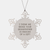 Unique Grandfather Gifts from Family, Funny Snowflake Ornament for Grandpa, 'I Think Me Being Your Grandfather Is Enough Of A Gift' Christmas Ornament - Image 1