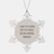 Fairly Decent General Manager Snowflake Ornament, Funny Christmas Unique Gift for Men, quote 'I Can't Fix Stupid But I'm A Fairly Decent General Manager', Gifts from Men to General Manager - Image 1