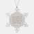 Florist Christmas Unique Gifts | Funny Florist Quote Snowflake Ornament | I Am A Florist. To Save Time Let's Just Assume I'm Never Wrong. Gifts from Florist to Florist - Image 1