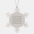 School Bus Driver Wisdom Funny Snowflake Ornament Gifts for School Bus Driver Lovers, Teaches to Listen on Christmas, If At First You Don't Succeed, Gifts from Mom to Son for School Bus Driver - Image 1