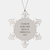 Funny Bestie Gifts from Friends, Heartfelt Snowflake Ornament for Bestie, I Think Me Being Your Bestie Is Enough Of A Gift, Christmas Unique Gifts - Image 1